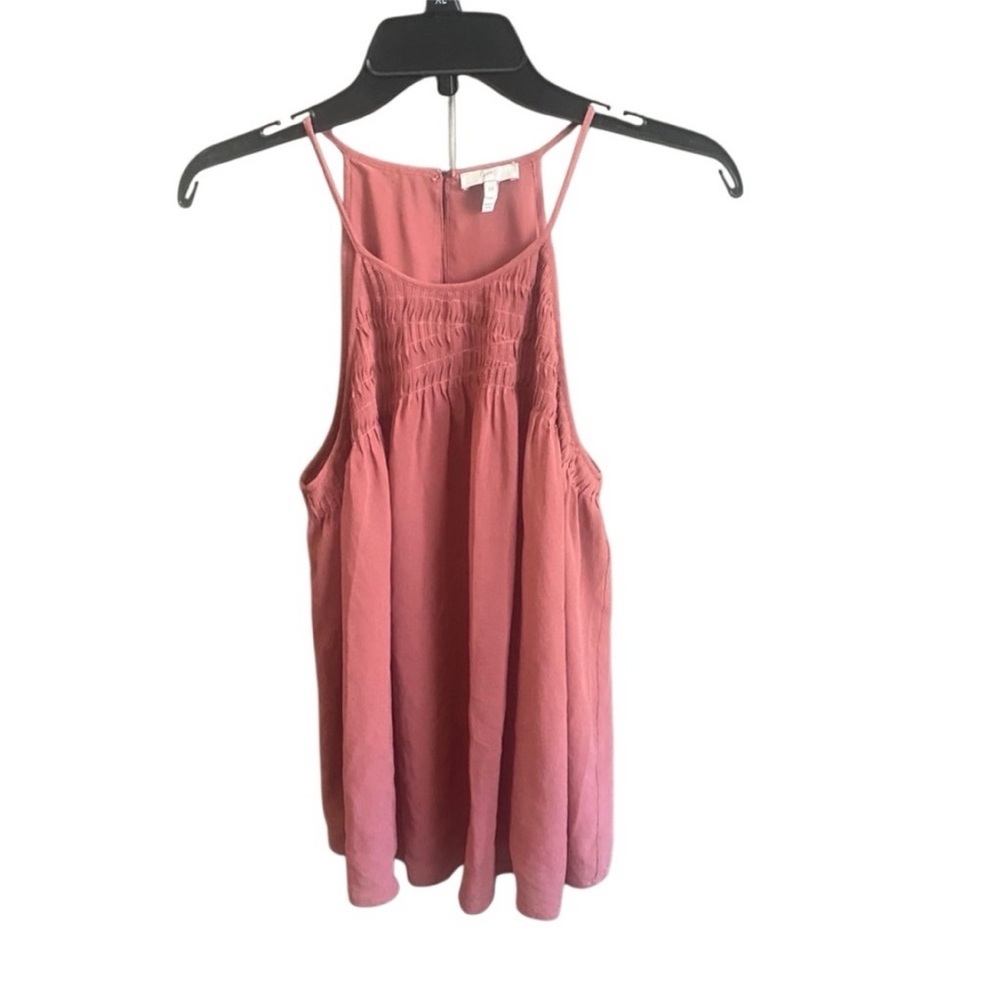 Joie Soseh Smocked Sleeveless Top, Burnt Terracotta… size medium - Picture 9 of 12